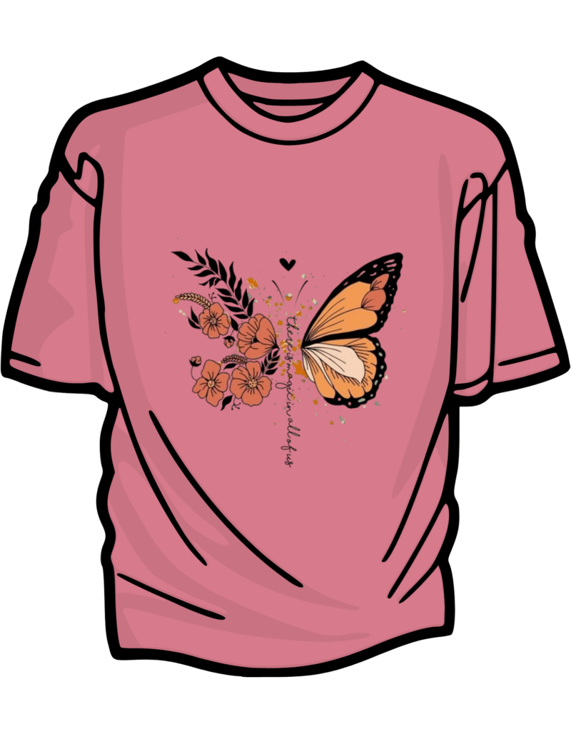 Butterfly T-shirt Design
