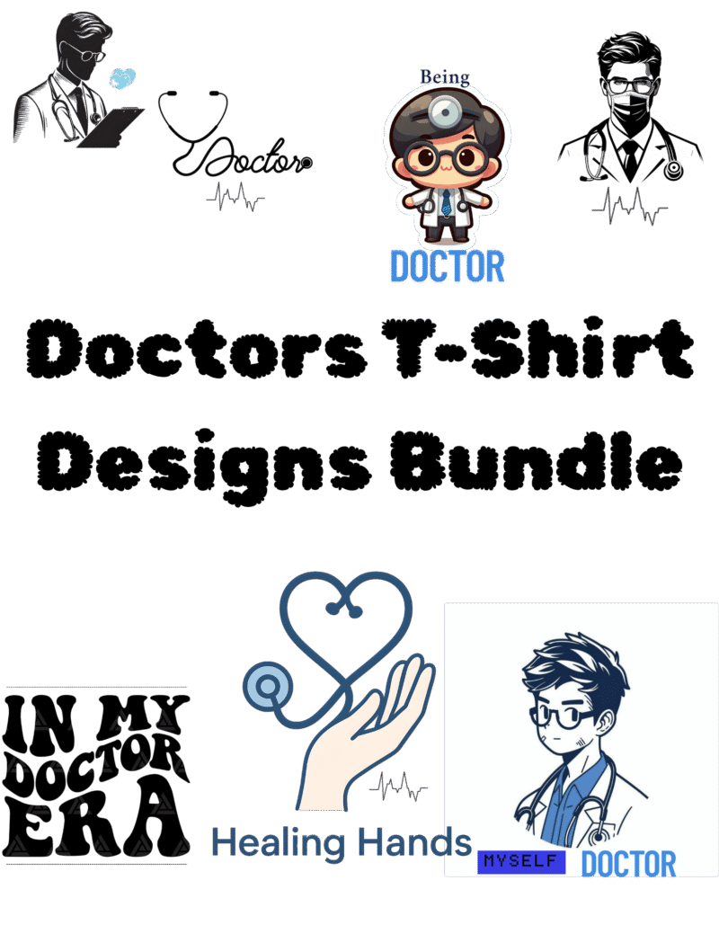 Doctors T-Shirt Designs Bundle
