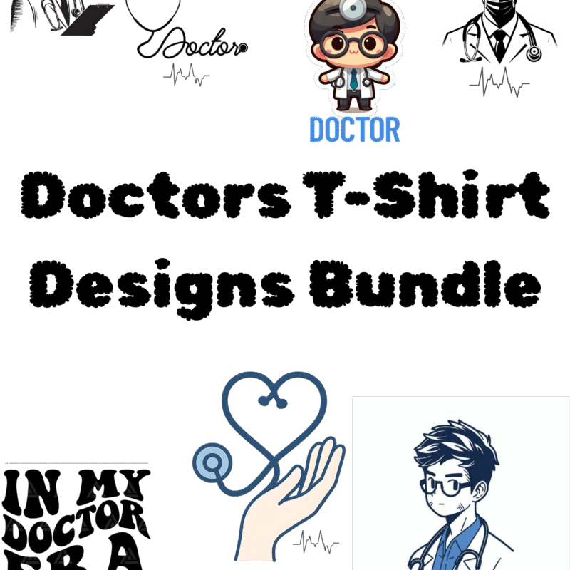 Doctors T-Shirt Designs Bundle