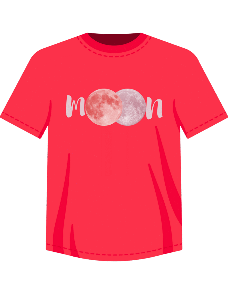 MOON T Shirt Design