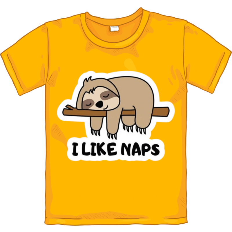 I Like Naps T Shirt design