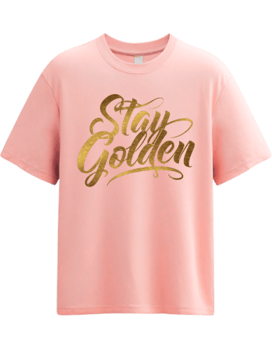 Stay Golden T Shirt Design
